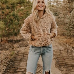 Roolee Stay cozy sleeps Sherpa pullover